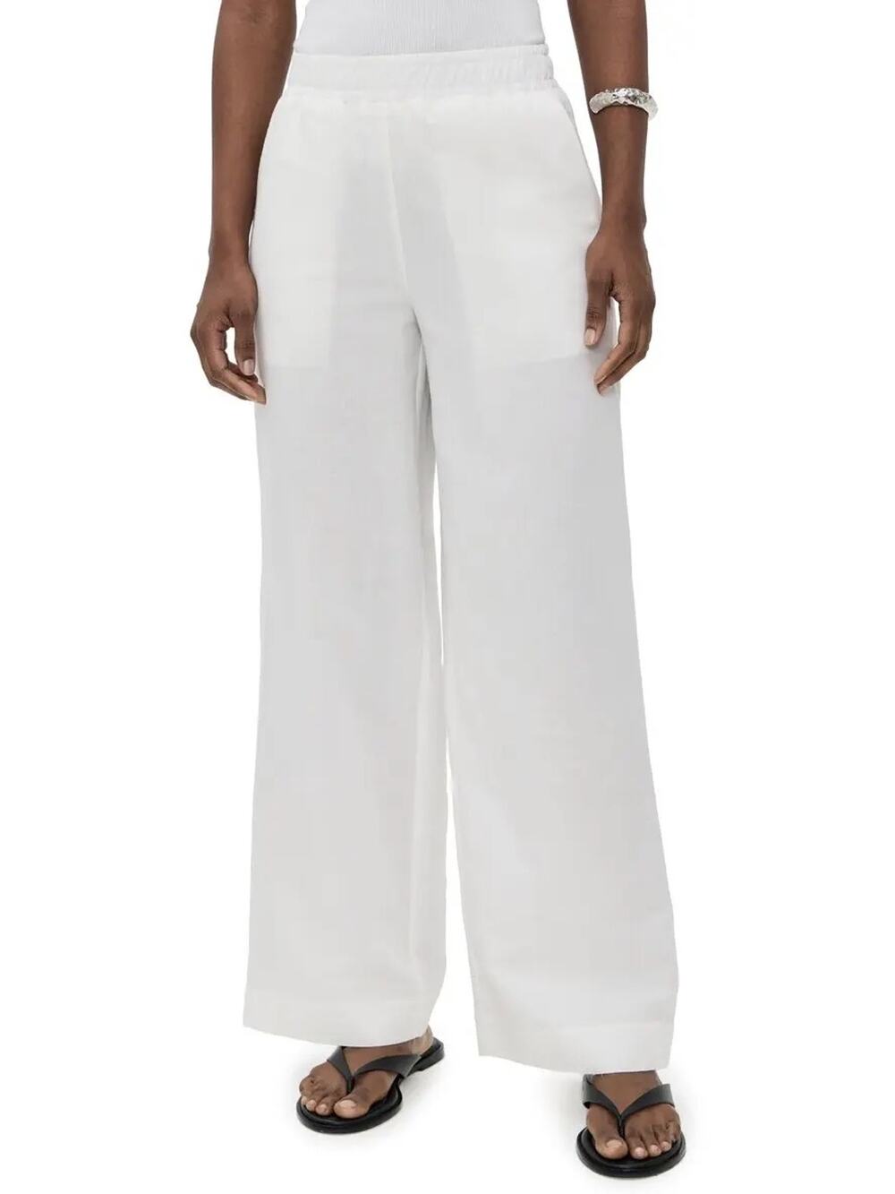 KATIENYC NWT Aligne Alara Linen Trousers size 14 in White